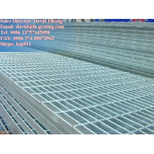 Grelha de barras de piso galvanizado, grade de malha de aço galvanizado, grade soldada galvanizada